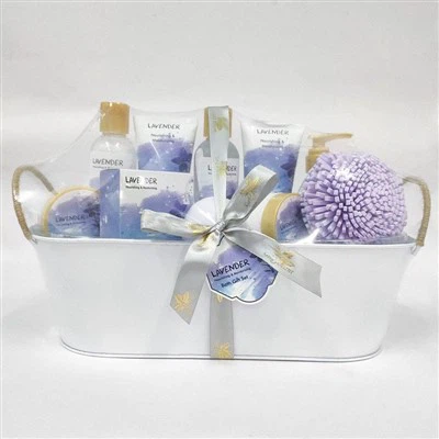 Set de regal de bany amb gust de lavanda